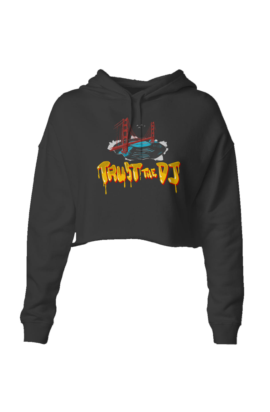 Bay Area DJ Lightweight Crop Hoodie