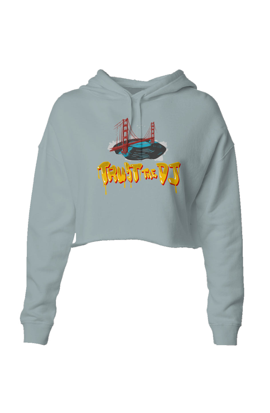 Bay Area DJ Lightweight Crop Hoodie