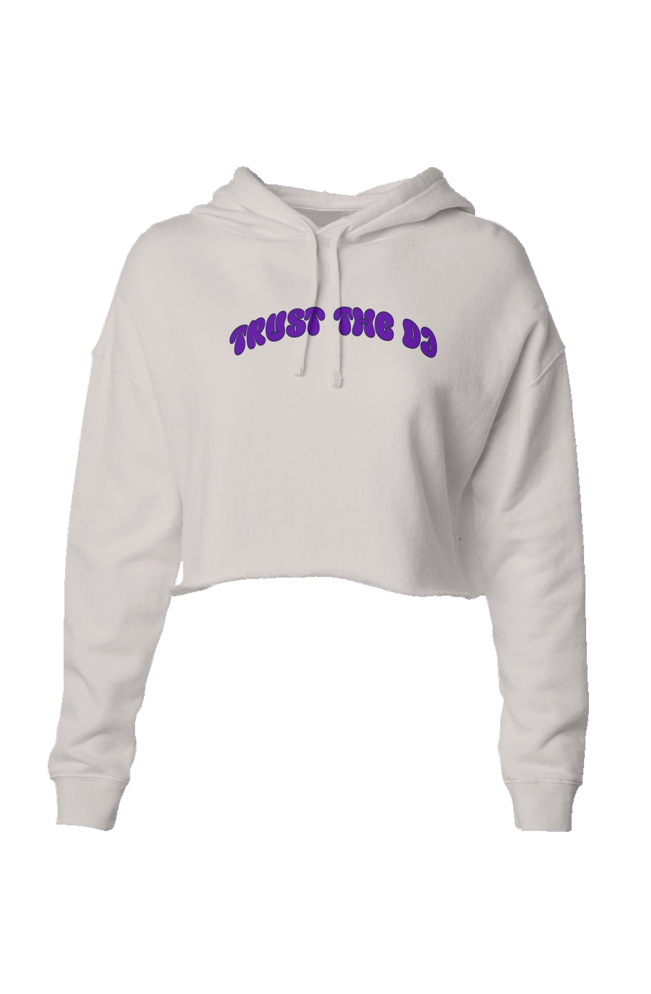 Trust the DJ Lightweight Crop Hoodie