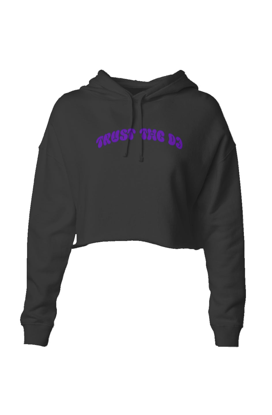 Trust the DJ Lightweight Crop Hoodie