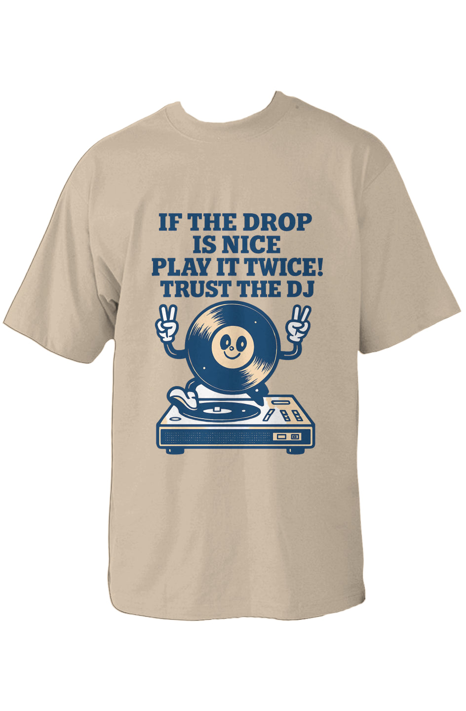 Play It Twice!!! Oversized Heavyweight T Shirt