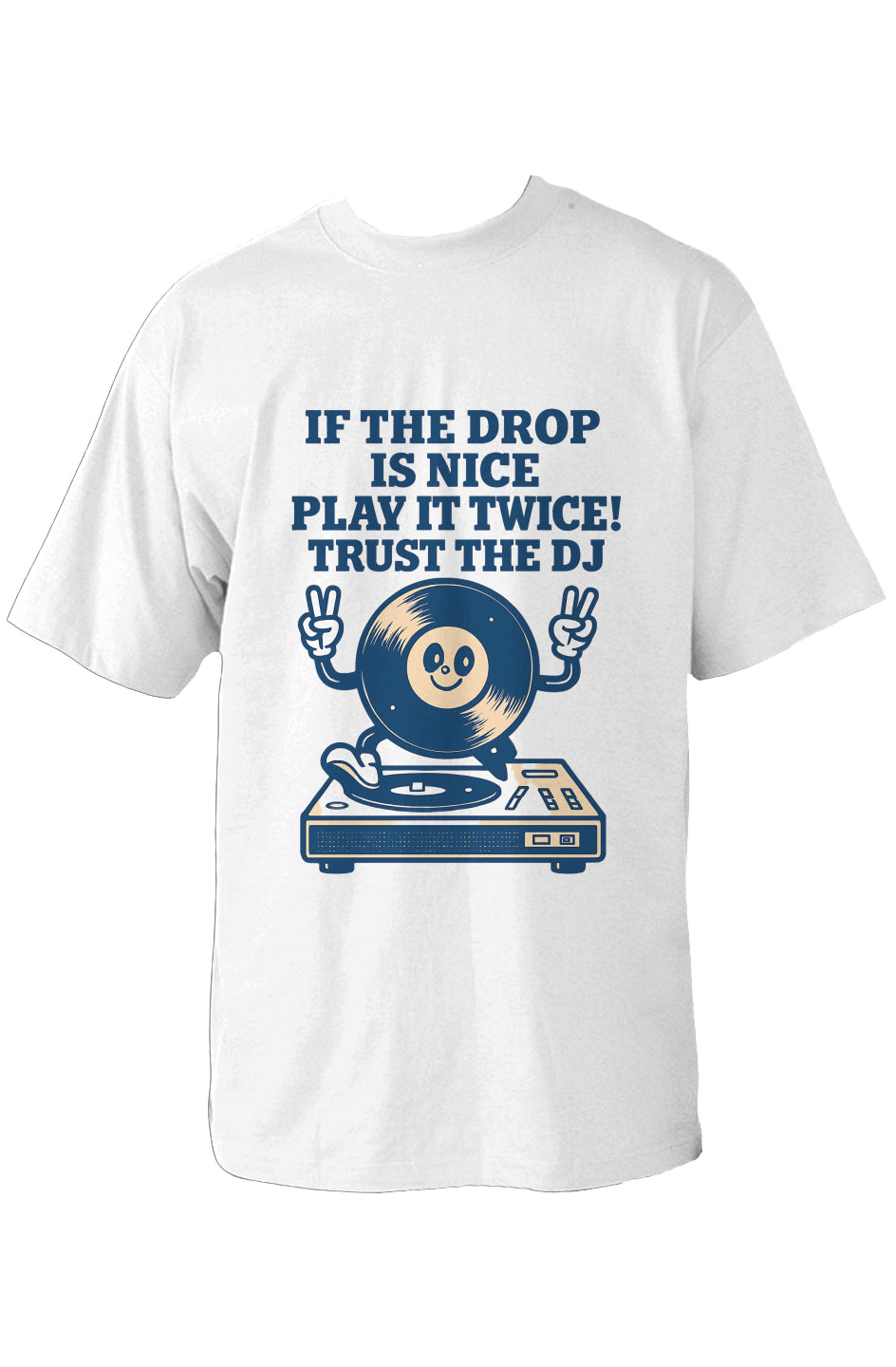 Play It Twice!!! Oversized Heavyweight T Shirt