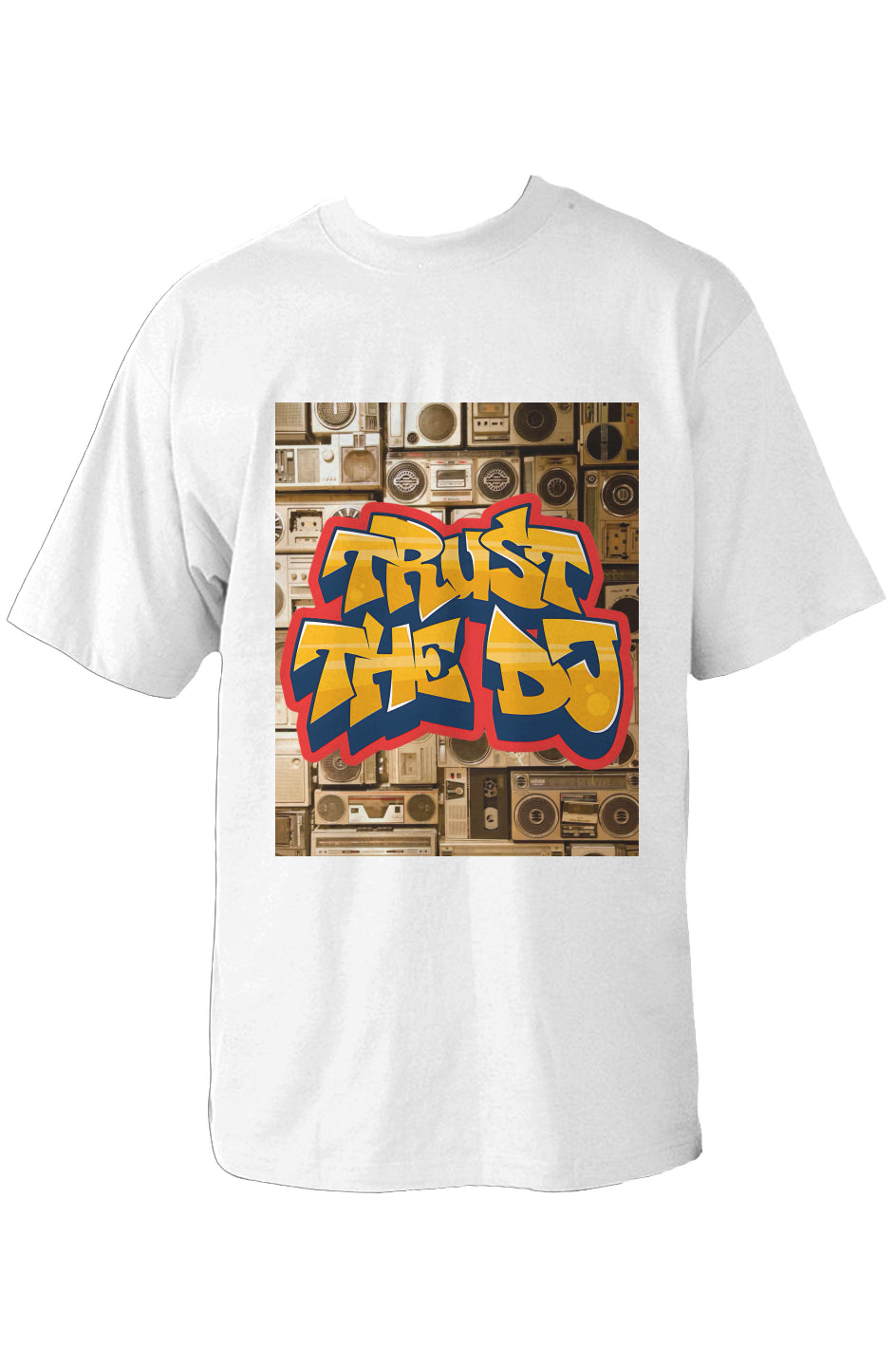 Trust the DJ and the BOOMBOX Oversized Heavyweight T Shirt