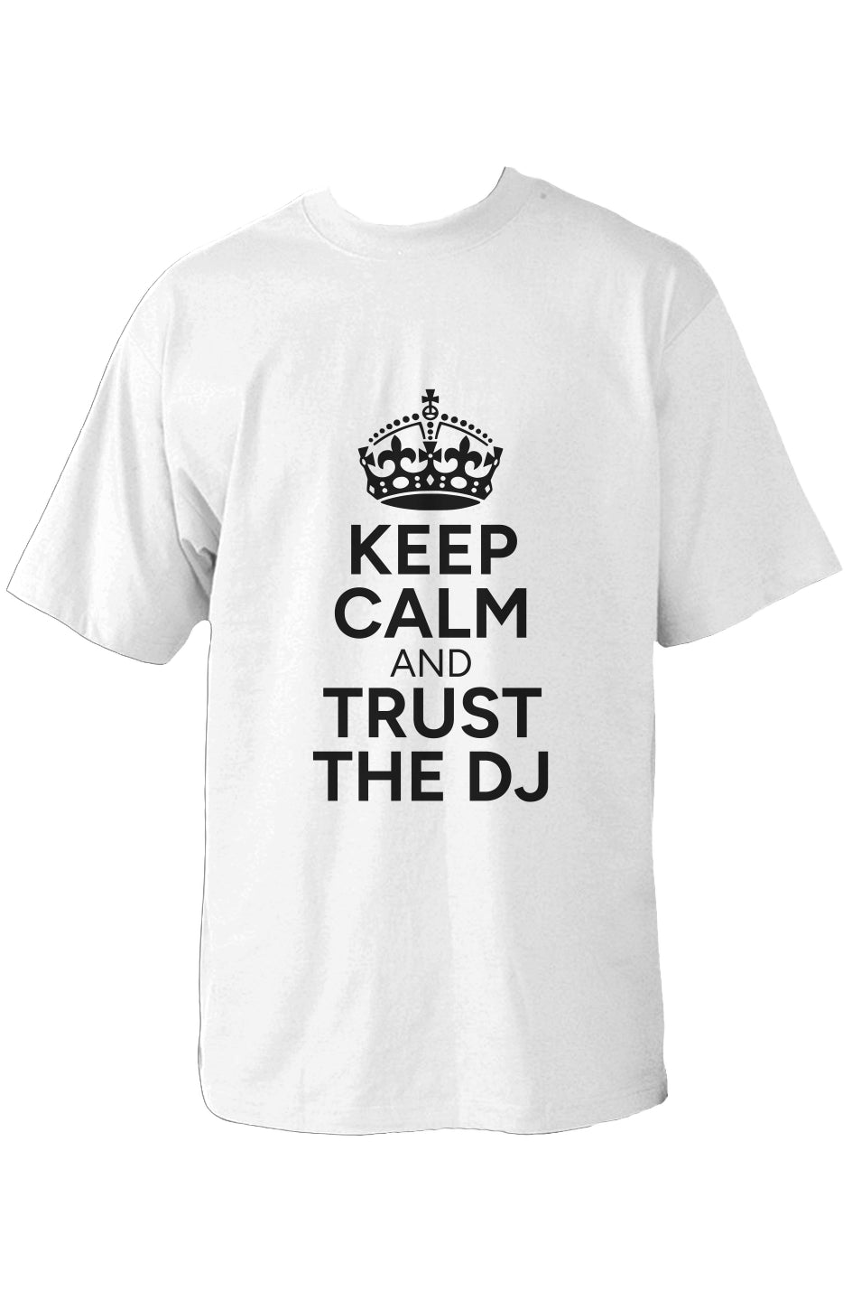 Keep Calm Oversized Heavyweight T Shirt - Trust the DJ
