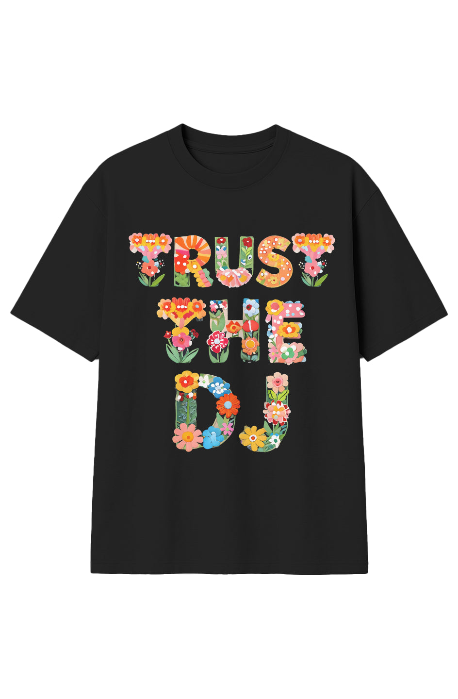 Flower Power DJ PT 2 Garment-Dyed Crewneck T-Shirt