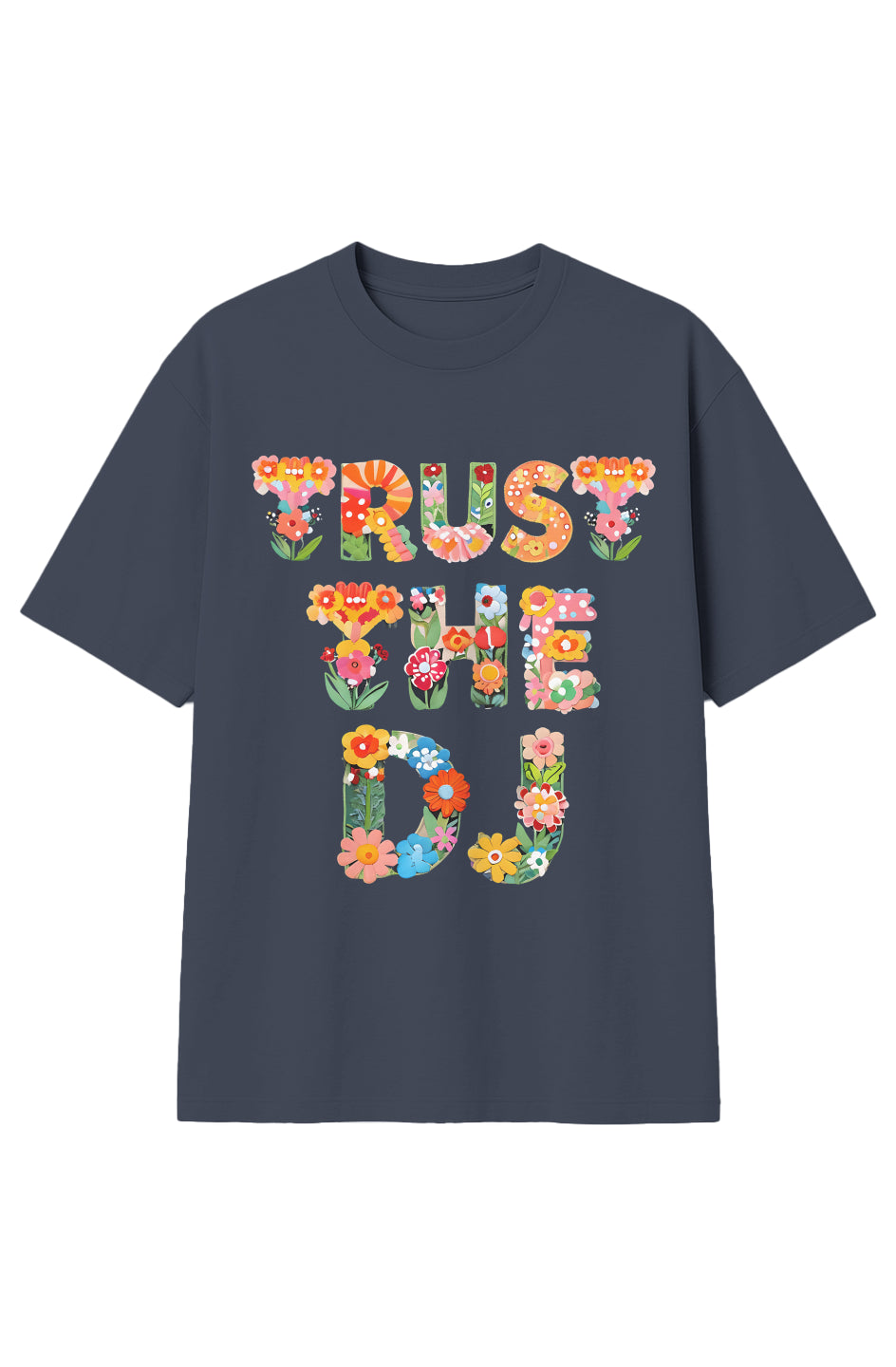 Flower Power DJ PT 2 Garment-Dyed Crewneck T-Shirt