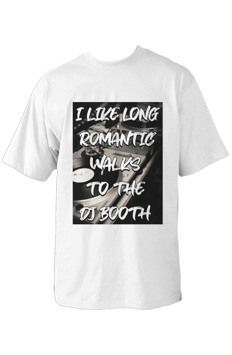 THE BOOTH IS MY HAPPY PLACE Oversized Heavyweight T Shirt