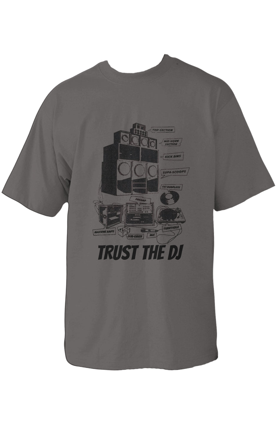 Old School Set Up Oversized Heavyweight T Shirt