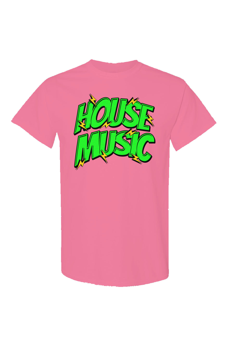 HOUSE MUSIC Neon T Shirts