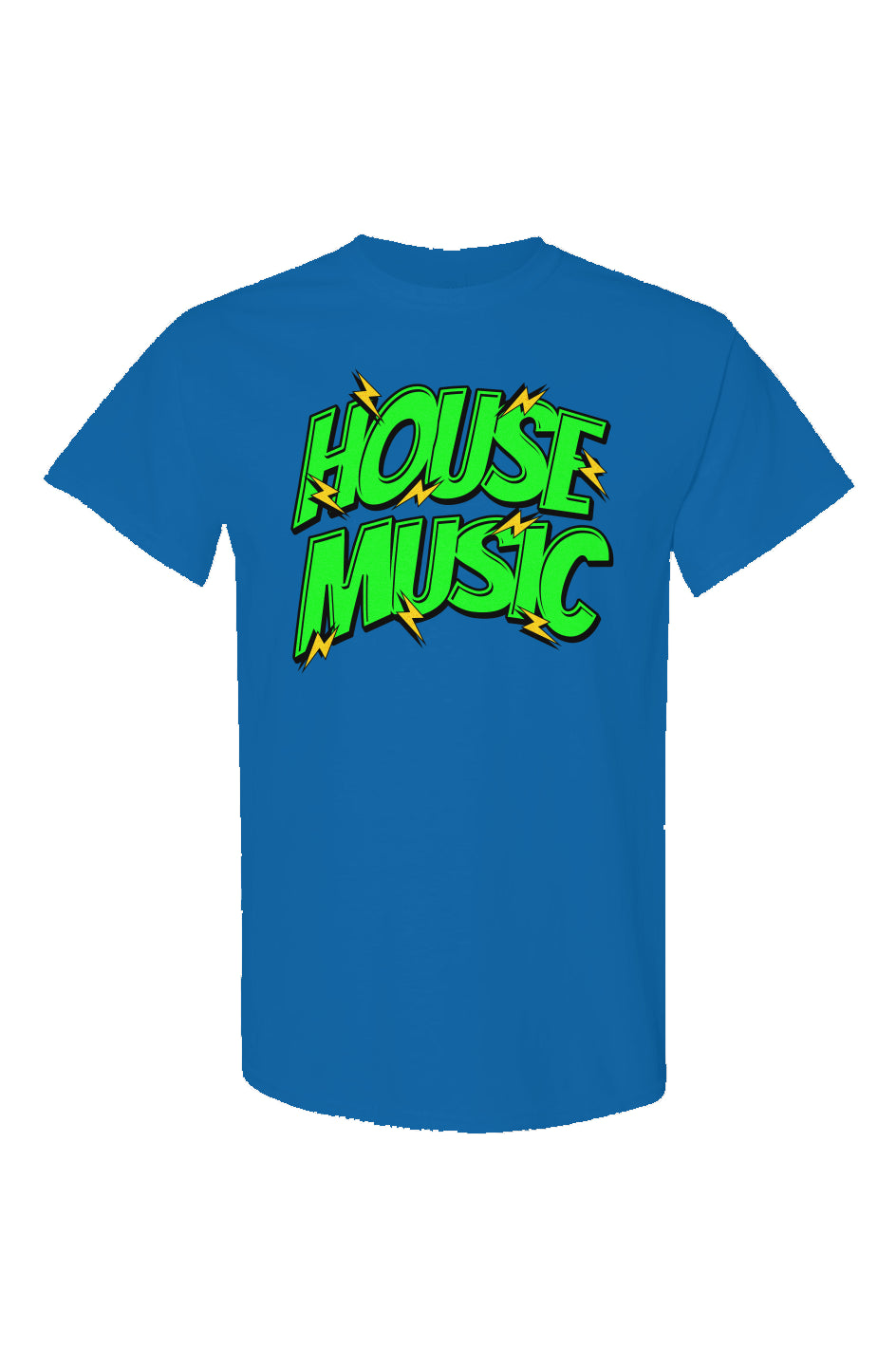HOUSE MUSIC Neon T Shirts